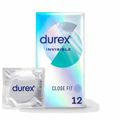 Durex Invisible Extra Sensitive 12's (New Packaging)