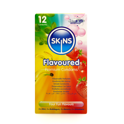 Skins Condoms Flavours 12 Pack
