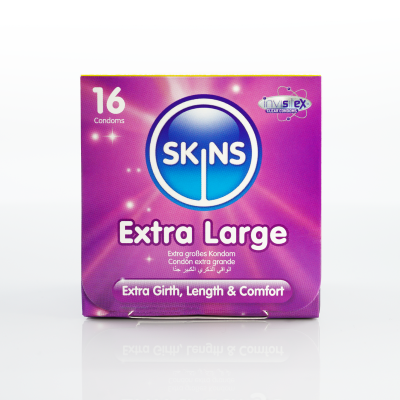 Skins Condoms Extra Large Cube 16 Pack - International 1