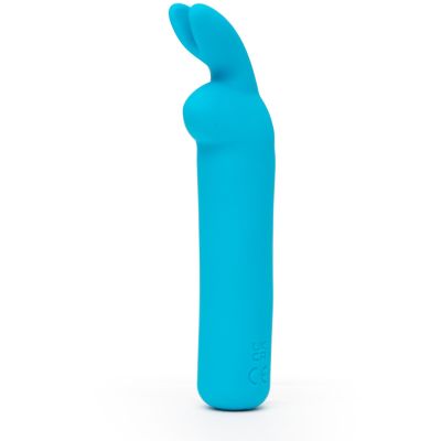 Happy Rabbit Rechargeable Vibrating Bullet - Blue