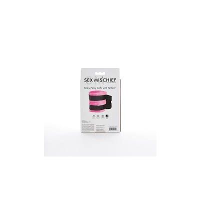 S&M Kinky Pinky Cuffs with Tethers