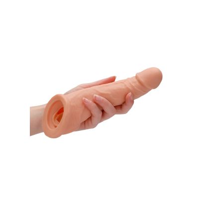 Real Rock Penis Sleeve 8" (Flesh)