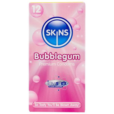 Skins Condoms Bubblegum 12 Pack - International 1