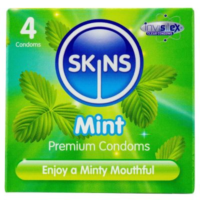 Skins Condoms Mint 4 Pack - International 1